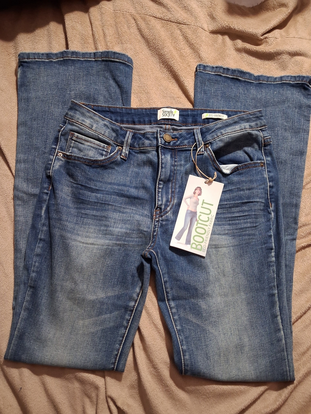 Bootcut Women's Blue Jeans - Classic Stretch Denim